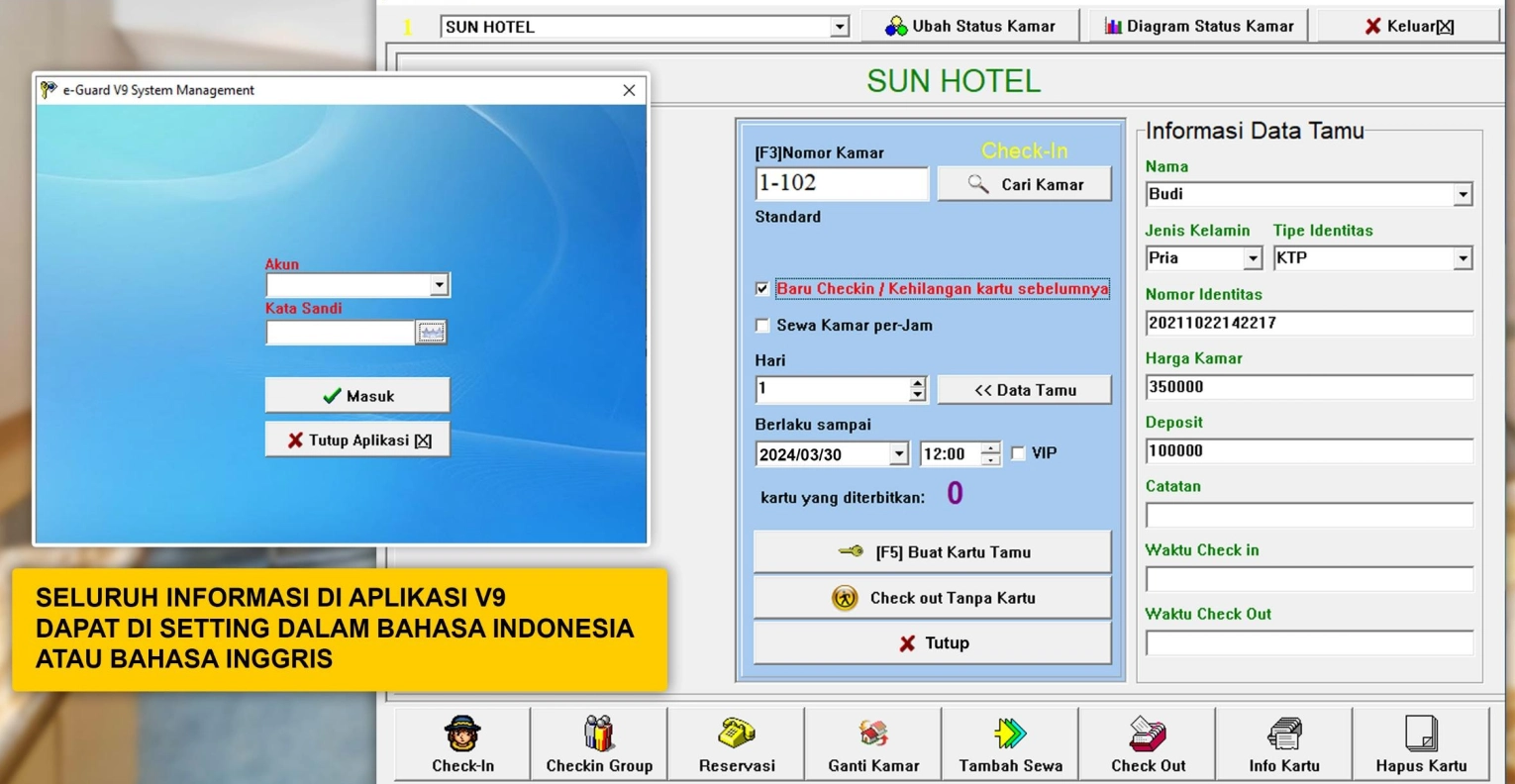 Program hotel lock
