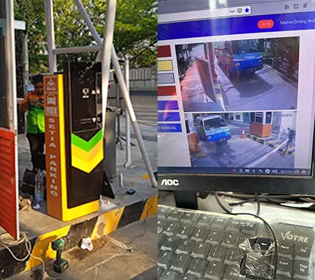 Service sistem parkir Perbaikan manless parking semarang