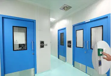 Akses pintu laboratorium